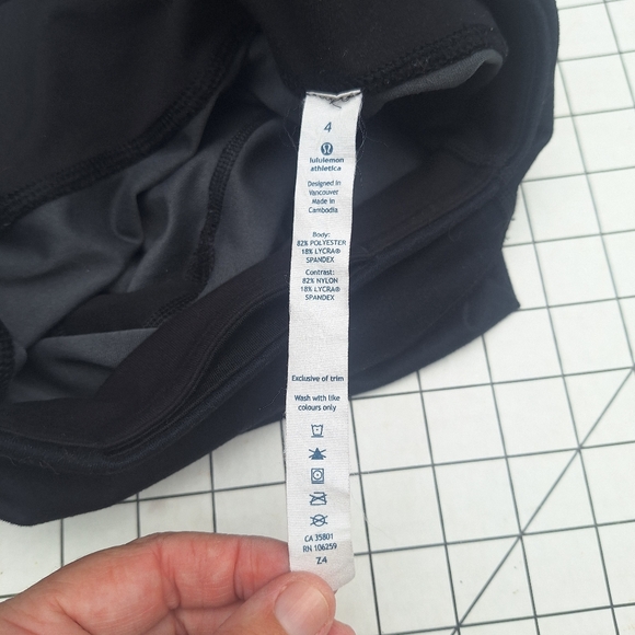 Lululemon sz 4 A Wonder Under Houndstooth ombré yoga - Picture 3 of 6